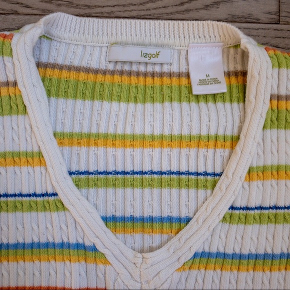 lizgolf / striped knit top - Picture 4 of 9